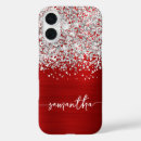 Search for silver glitter iphone cases Girly