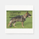 Search for german shepherd napkins Birthday
