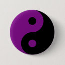 Search for yin yang symbol badges Black