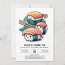 Search for sashimi invitations Cute