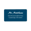 Search for navy blue return address stickers Classic