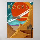 Search for retro rocket posters Planet