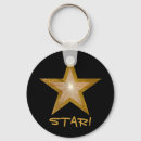 Search for glitter stars key rings Sparkling