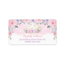 Search for princess return address labels Watercolor