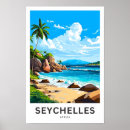 Search for seychelles travel posters Souvenir
