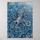 Search for blue octopus posters Ocean