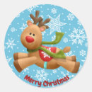 Search for rudolph the red nose reindeer stickers Santa
