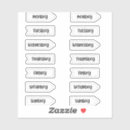 Search for days of the week stickers Cute