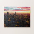 Search for chicago skyline puzzles Sunset