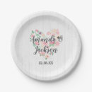Search for blush pink wedding plates Rustic