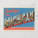 Search for vintage michigan postcards Midwest