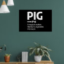 Search for funny pig posters Pork