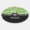 Search for oval monogram stickers Text