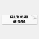 Search for westie bumper stickers Terrier