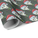 Search for santa head wrapping paper Goth
