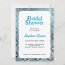 Search for silver floral border invitations White