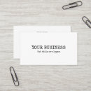 Search for copywriter business cards Minimalist