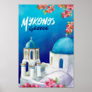 Search for mykonos posters Illustration