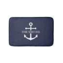 Search for nautical bath mats Anchor