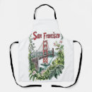 Search for golden gate bridge aprons Illustration