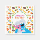 Search for cookie monster sesame street napkins Food truck