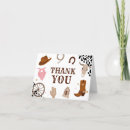 Search for rodeo thank you cards Pink