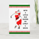 Search for funny golf christmas cards Dad
