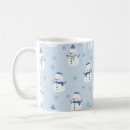Search for snowman pattern mugs Cute