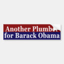 Search for plumber bumper stickers Barack