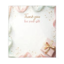 Search for thank you notepads Gold