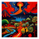 Search for volcano eruption posters Landscape