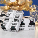 Search for black cat gift wrap Whimsical