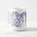 Search for white shell mugs Blue and white