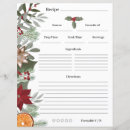 Search for christmas with recipe cards Watercolor
