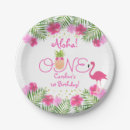 Search for luau paper plates Tropical