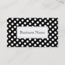 Search for polka dot business cards Elegant