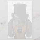 Search for dachshund personal stationery Steampunk