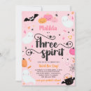 Search for spirit birthday invitations Halloween 3rd birthday