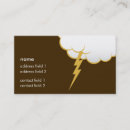 Search for thunder business cards Bolt