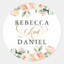 Search for blush floral wedding stickers Calligraphy script