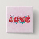 Search for letters square badges Watercolor