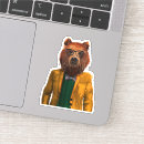 Search for hipster bear stickers Forest