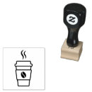 Search for coffee cup rubber stamps Cafe