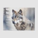 Search for wolf tissue paper Portrait