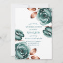 Search for teal and copper wedding invitations Newly weds