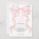Search for pink and silver baby shower invitations Winter onederland