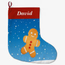 Search for gingerbread man christmas stockings White