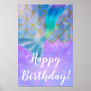 Search for mermaid birthday party posters Baby