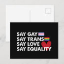 Search for transgender rainbow postcards Equality