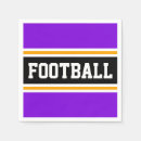 Search for football napkins Black